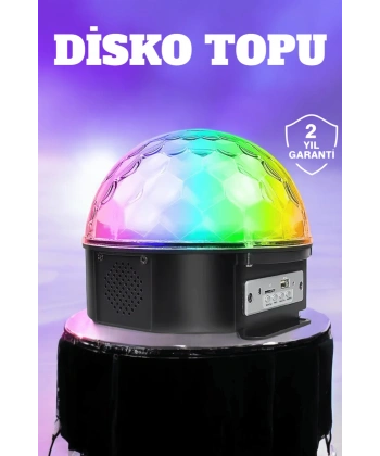 Kompakt Tasarımlı, Telefon Kontrollü Disko Topu Işıkları