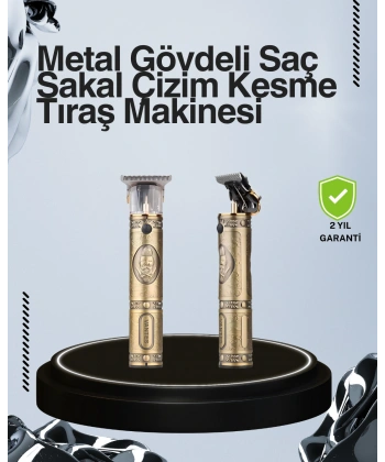 Kompakt Tasarımlı, Uzun Pil Ömürlü Saç Sakal Kesme Makinesi