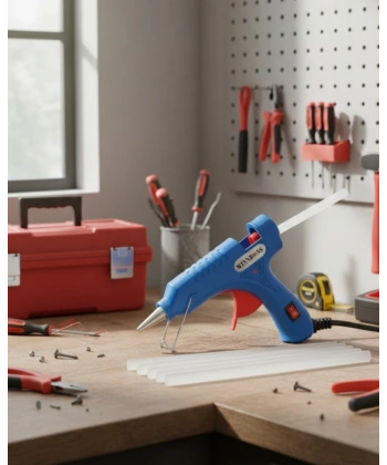 Kompakt ve Hafif 20W Silikon Tabancası 7.5 mm Silikon Uyumlu 5 Adet Hediye Silikon