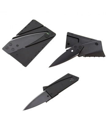 Kredi Kartı Şeklinde Katlanır Kolay Taşınır Kamp Yardımcı Kiti