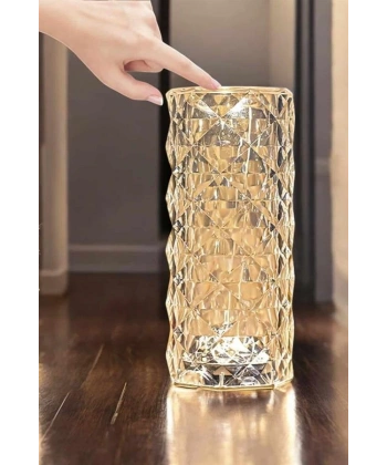 Kristal Dokunmatik Ve Kumandalı Masa Ve Gece lambası