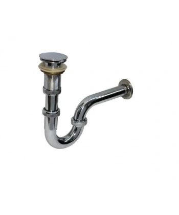 Krom Lavabo Sifonu Stoplu Pop-Up 32 mm