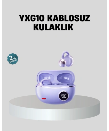 Kulak Arkası Klipsli Bluetooth Kulaklık YXG10 Silikon Malzemeli Ergonomik