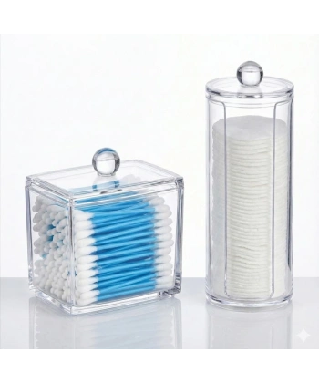 Kulak Çubuğu ve Makyaj Pamuğu Organizeri Set