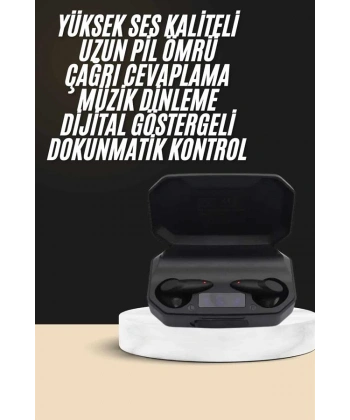 Kulak İçi Bluetooth Kulaklık Rgb Işıklı Çift Mikrofonlu iOS/Android Uyumlu BT 5.2