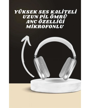 Kulak Üstü P9 Kablosuz Bluetooth Kulaklık ve 7 Kordonlu Akıllı Saat