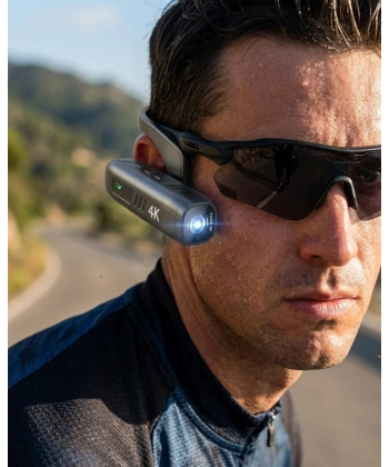 Kulak Yanı Takılabilir 4K Aksiyon Kamera 30FPS Video WiFi Uygulama Kontrol