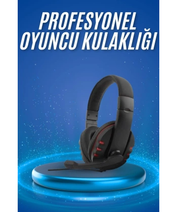 Kulaklığı Kulak Üstü Kablolu Stereo Mikrofonlu Yumuşak Kulak Yastığı