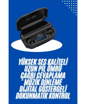 Kulaklık Bluetooth 5.2 Kablosuz Kulakiçi Rgb Işıklı Çift Mikrofonlu