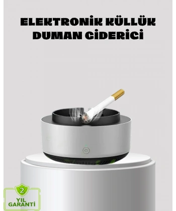 Küllük ve Hava Temizleyici 2’si 1 Arada – Sigara Kokusu Giderici, Araba ve Ofis İçin