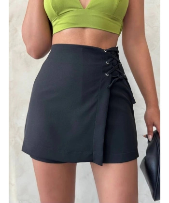 Kuş gözü şort etek s25819