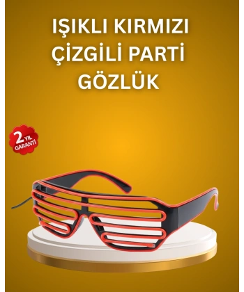 Kutlama ve Etkinliklere Özel LED Işıklı Gözlük