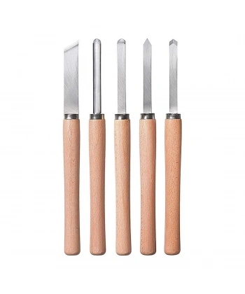 KWB 5 Parça Ahşap Torna Bıçak Seti