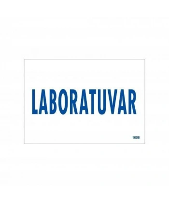 Laboratuvar Uyarı Levhası 17,5x25 KOD:1656