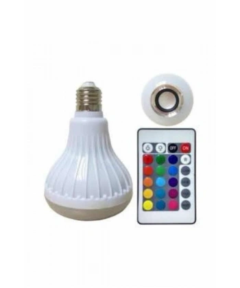 Lamba Hoparlör Ampül Görünümlü Renk Değiştirebilen Android ve İOS Uyumlu