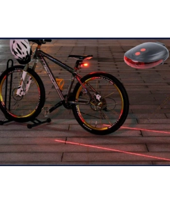 Lazer Güvenlik Şeritli Bisiklet Stop Lambası
