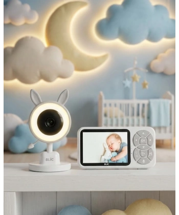 LCD Ekranlı Bebek İzleme Kamerası Ninnili Gece Görüşlü Güvenlik Sistemi