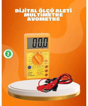 LCD Ekranlı Dijital Ölçü Aleti Ev ve Atölye Kullanımı