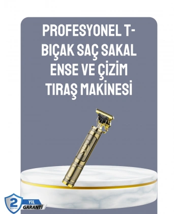 LCD Ekranlı Şarjlı Tıraş Makinesi Erkek Saç Sakal Kesme
