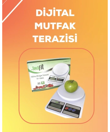 LCD Ekranlı Yüksek Hassasiyetli Dijital Mutfak Terazisi