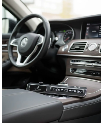 LED Ekranlı Nemlendirici Araç Park İletişim Numarası Gösterici