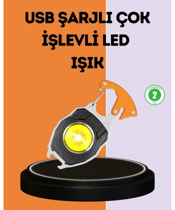 LED Işıklı Acil Durum Düdüklü Anahtarlık Fener