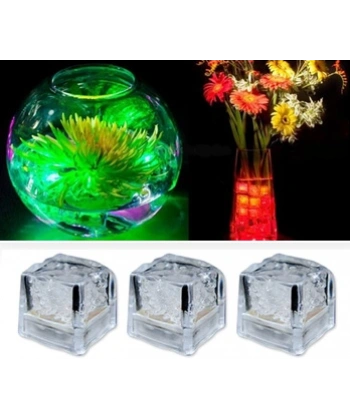 Led Işıklı Buz Küpleri (3 Adet)
