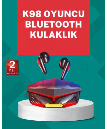 Led Işıklı Kablosuz  Kulaklık Ergonomik Tasarım