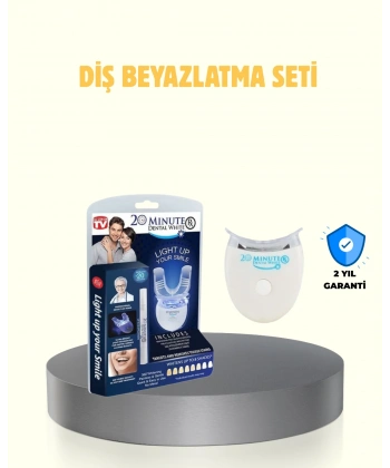 LED Işıklı Profesyonel Diş Beyazlatma Seti