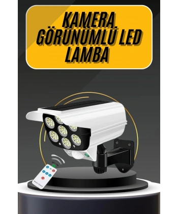 LED Lamba-Güneş Paneli Destekli Uzaktan Kumandalı Solar LED Lamba
