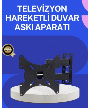 LED LCD TV Duvar Askı Aparatı Hareketli ve Döner