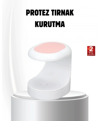 LED Mini Oje Kurutucu Taşınabilir Hızlı Kuruma Cihazı 3 LED Işıklı