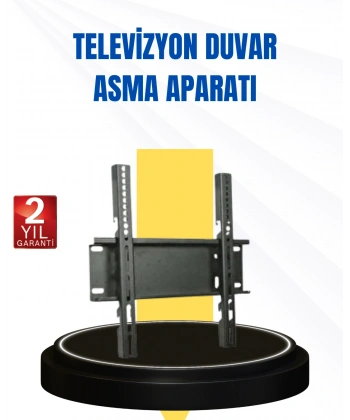 LED TV Askı Aparatı 32-42 İnç Uyumlu Sağlam Çelik Kompakt Tasarım