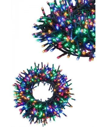 Ledli Fişli Led Dekor Lambası 5M RGB Yılbaşı Ağacı Işığı