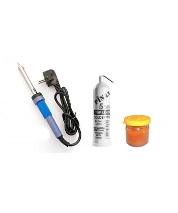 Lehim Havya 40w - Kalem Havya -  Değiştirilebilir Uç TÜP - TEL SET