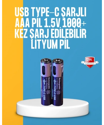 Lityum AAA Pil – Düşük Enerji Tüketen Cihazlar İçin Maksimum Dayanıklılık