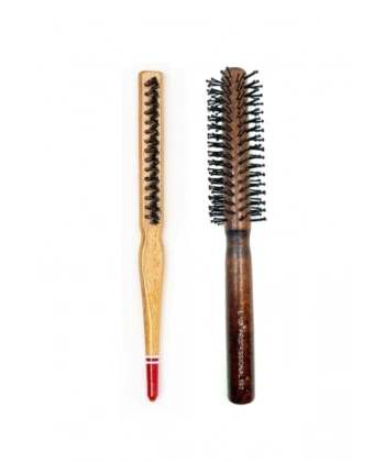 Liva 503& 690 Profesyonel Yanmaz Set Topuz Saç Fırçası-2li