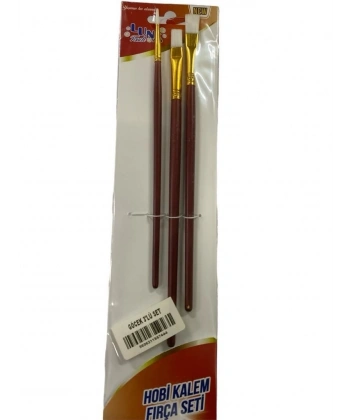 Luna Göcek Hobi Kalem Fırça Seti 3 Parça