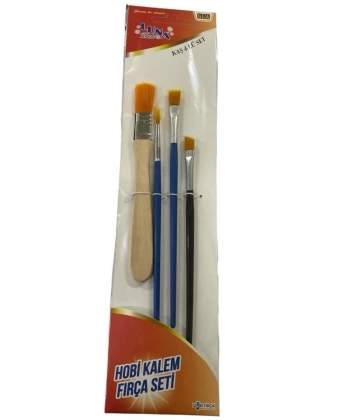 Luna Kaş Hobi Kalem Fırça Seti 4 Parça