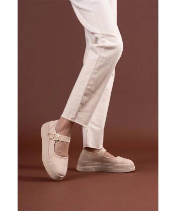 Lunni Bej Keten Spor Ayakkabı