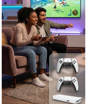 M15 Retro Konsol – 20.000 Oyunlu, Çift Gamepadli, 4K HDMI