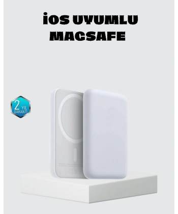 MagSafe 15W Kablosuz Hızlı Şarj, Lightning Girişli Taşınabilir Batarya
