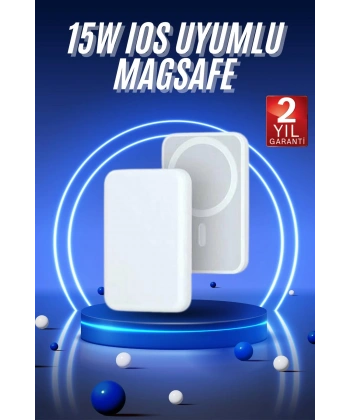 Magsafe Battery Pack Powerbank Kablosuz Şarj 5.000 mah