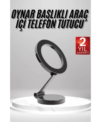 Magsafe Telefon Tutucu 360 Dönebilen Ayarlanabilir Araç İçi Tutucu