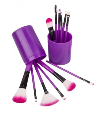 Makyaj Fırçası 12 Parça Set Yumuşak Uçlu Göz Makyajına Uygun Hafif ve Taşınabilir Çanta