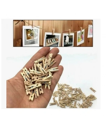 Mandal Mini Ahşap Mandal (10 Adet)