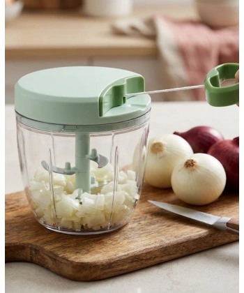 Manuel İpli Sebze Doğrayıcı Çok Bıçaklı Pratik Mutfak Blenderı