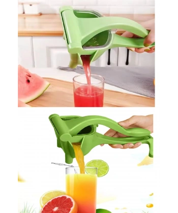 Manuel Plastik Meyve Portakal Karpuz Limon Sıkacağı Kollu Sebze Suyu Sıkma Limonata Aparatı Aleti