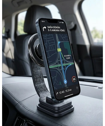Manyetik Araç Telefon Standı Katlanabilir Telefon Tutucu