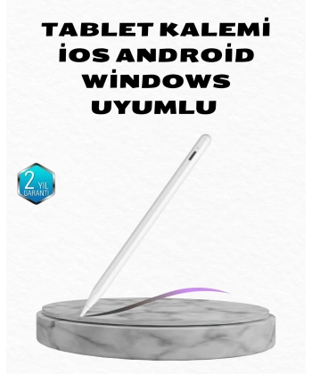 Manyetik Dokunmatik Kalem – Bluetooth Gerektirmeyen, Type-C Şarjlı, iPad ve Android Uyumlu Hassas Stylus
